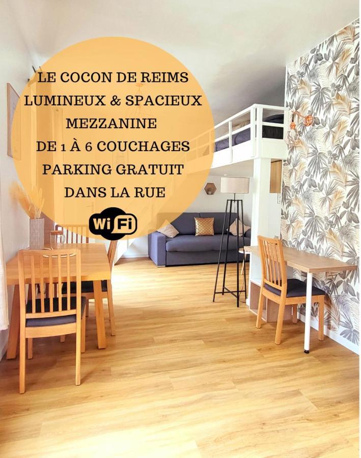 Le Cocon De Reims /Wifi/Commerce /Av De Paris Exterior photo